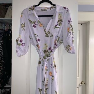 Lavender floral Tunic Dress